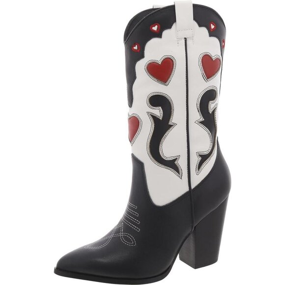 Steve Madden Shoes - NEW and NEVER WORN Steve Madden LOVESTRUCK Western Cowboy Heart Boots